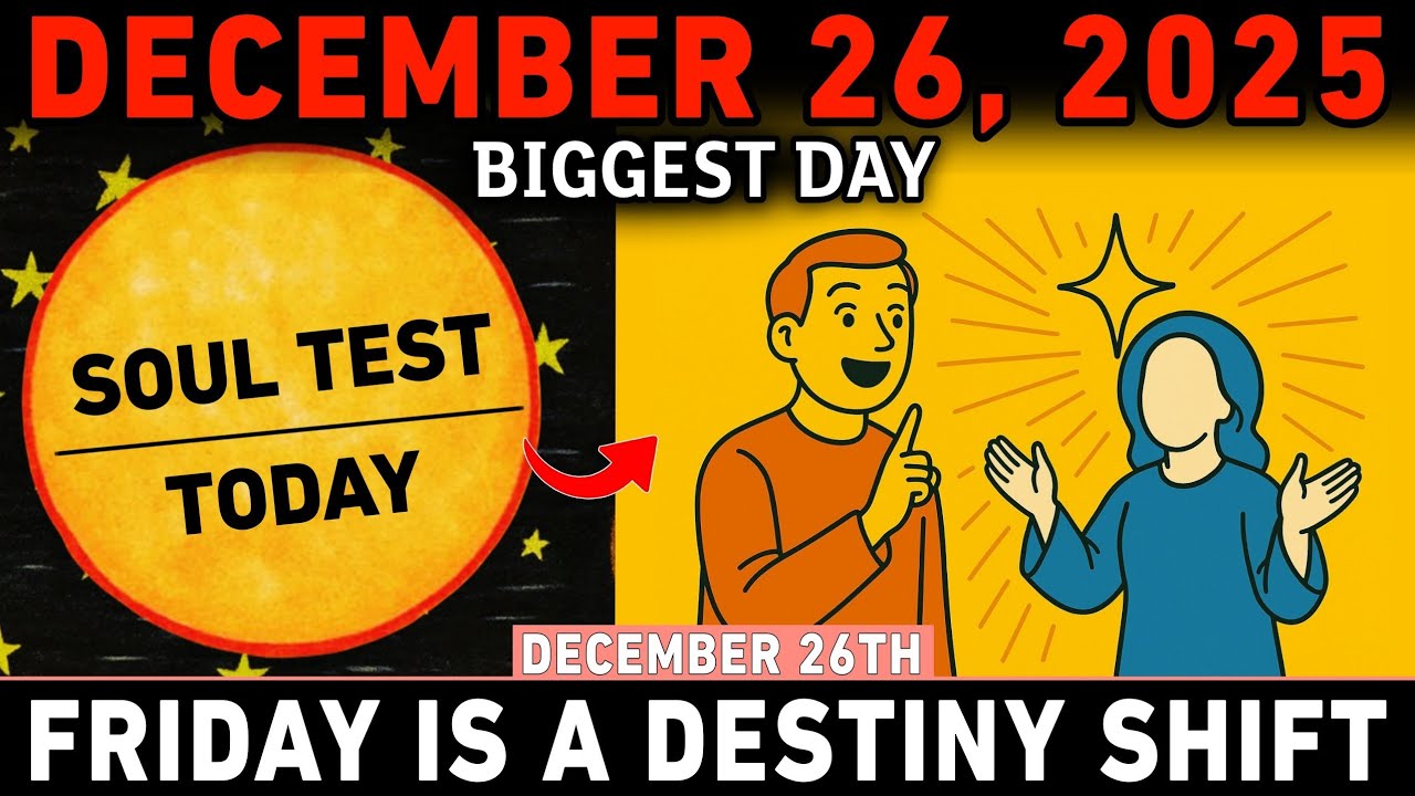 Chosen Ones: December 26 Is the Day the Universe Tests Your Soul &mdash; Choose Carefully!
