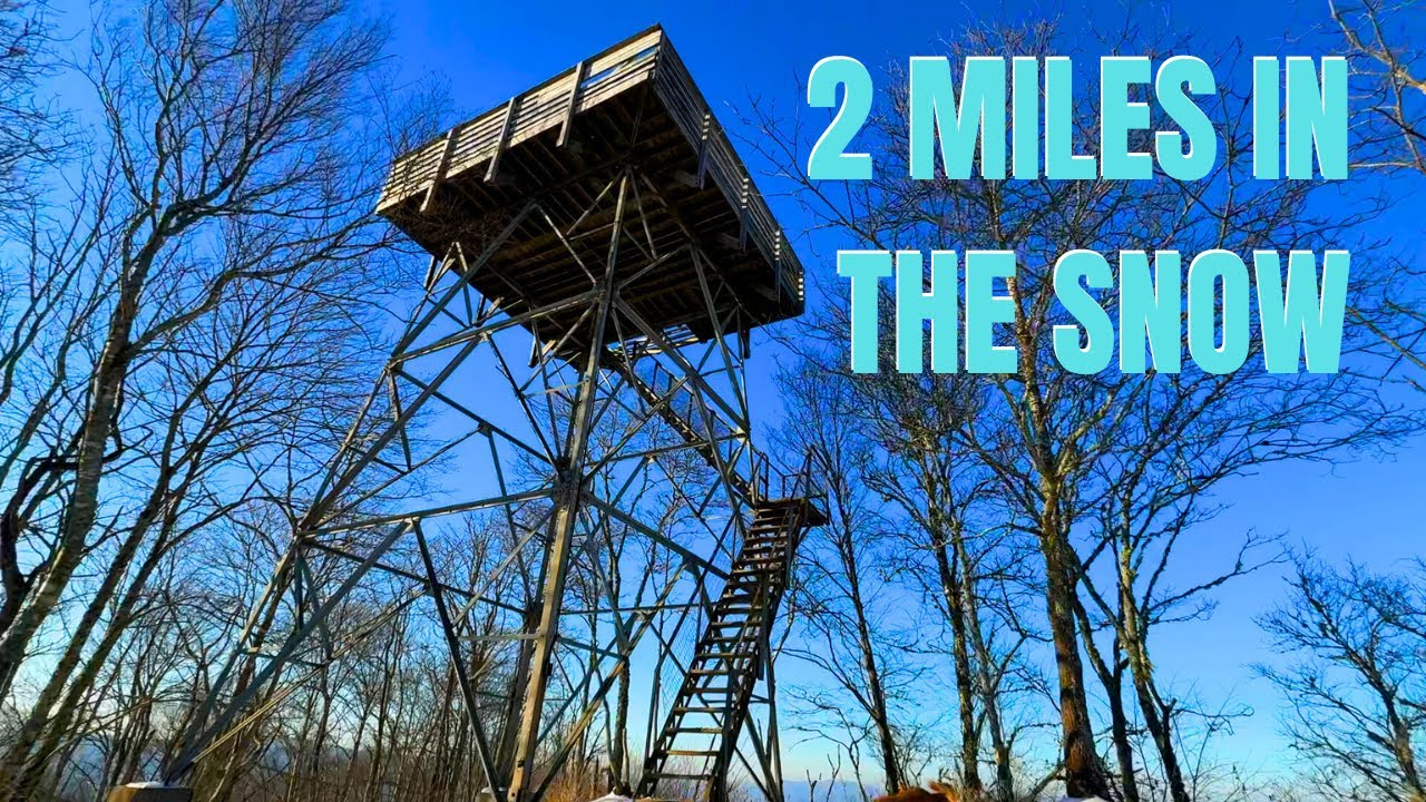 2 Miles Through Snow Just to Reach This Fire Tower