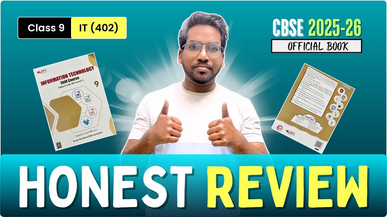 📚 CBSE Class 9 IT Official Book 2025-26 | Honest Review & Complete Overview