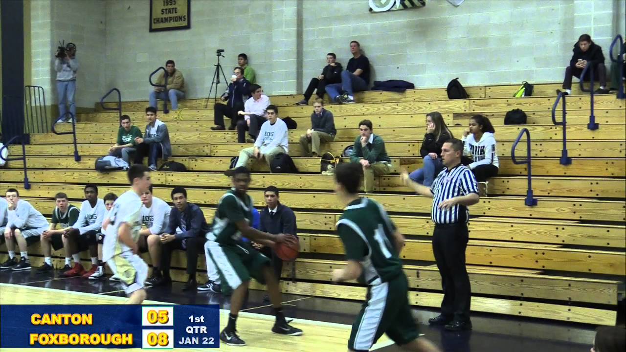 FHS Varsity Boys Basketball vs. Canton - January 22, 2016