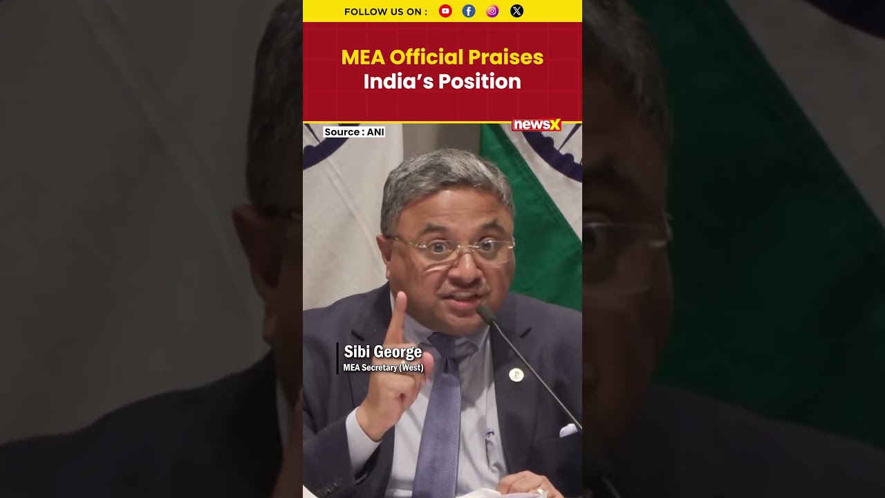&lsquo;India Has One Sixth Of World&rsquo;s Population, Not One Sixth Problems&rsquo;: MEA&rsquo;s Sibi George