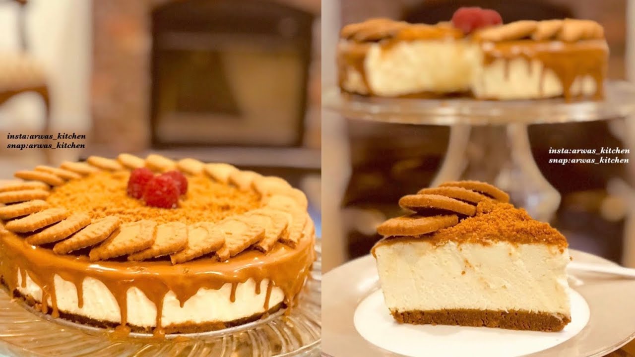 No Bake Lotus Cheesecake