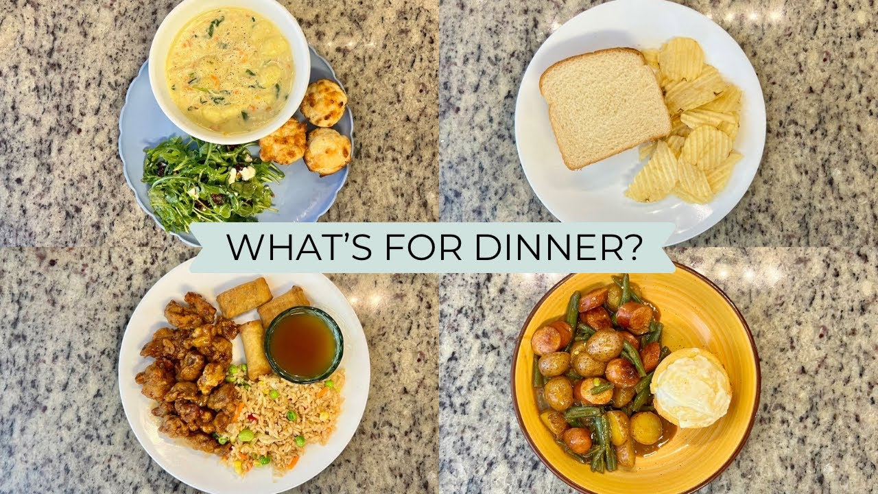 WHAT’S FOR DINNER? | EASY & BUDGET FRIENDLY | REALISTIC WEEKNIGHT MEALS | DINNER INSPIRATION