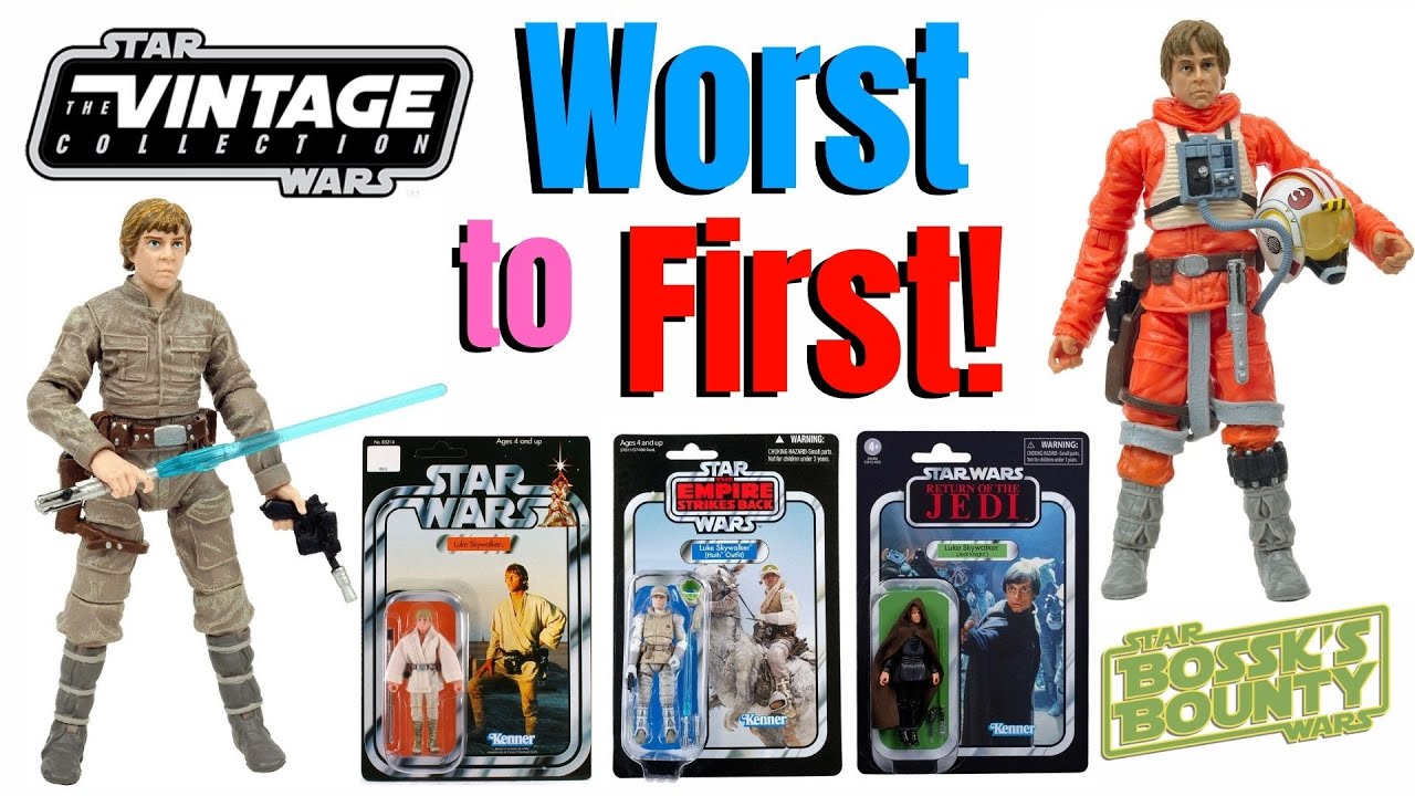 Every Star Wars Vintage Collection Luke Skywalker | Worst to First