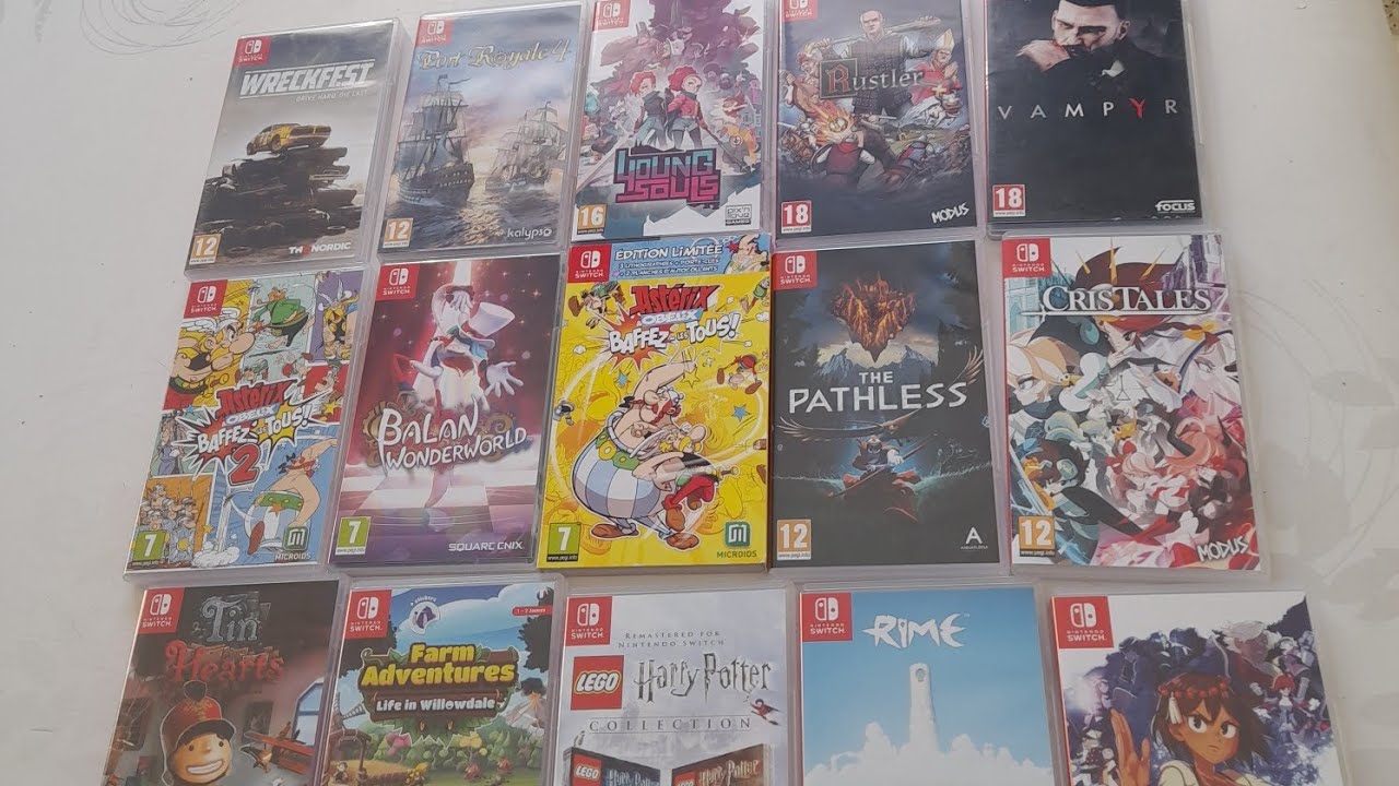 Mes achats switch du mois de Mars 2026