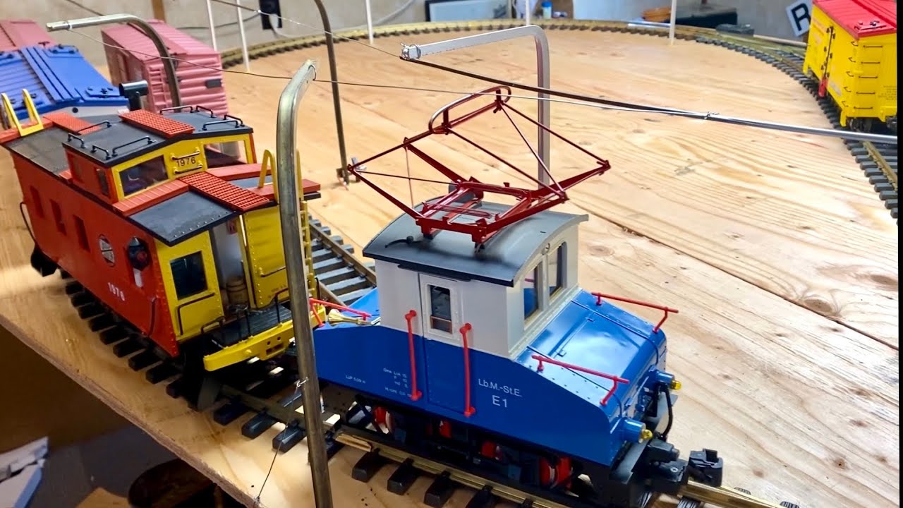 Victoria B.C.: Vintage 1980s LGB G Scale Steeple Cab Loco & New Micro Layout (More in Description)