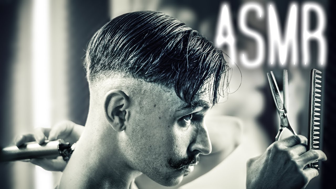 Giving myself a 1920's / Peaky Blinders HAIRCUT 💇🏻‍♂️ASMR (Short Edit)