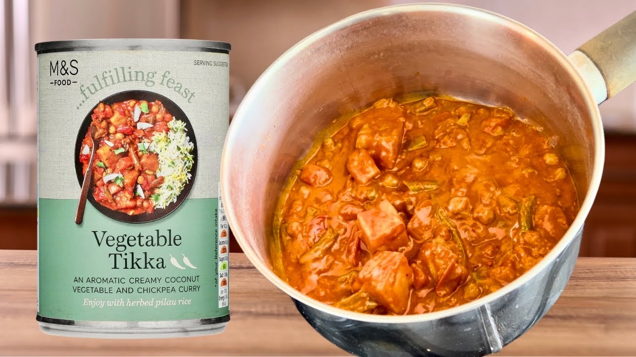M&S TINNED Vegetable Tikka - Delicious or Disappointing?? FOOD REVIEW!!