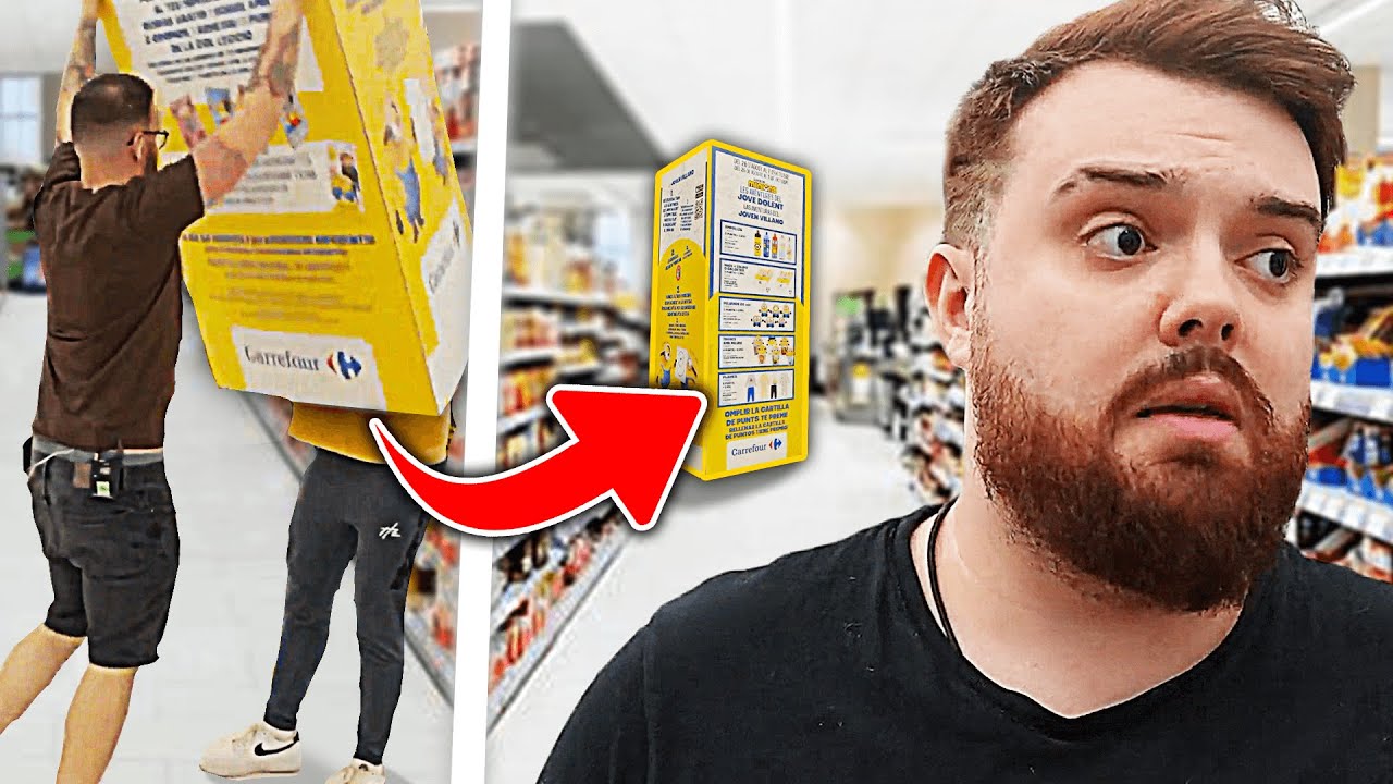 JUGAMOS AL ESCONDITE EN UN SUPERMERCADO