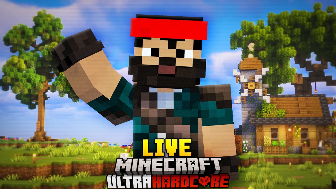 🔴 MINECRAFT ULTRA HARDCORE – 500 ZILE – LIVE