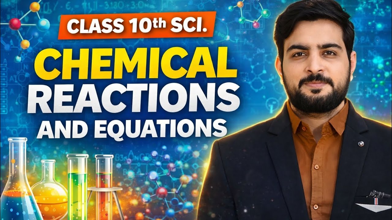 Class 10th science Ch:01 Chemical Reactions and Equations. Revision 