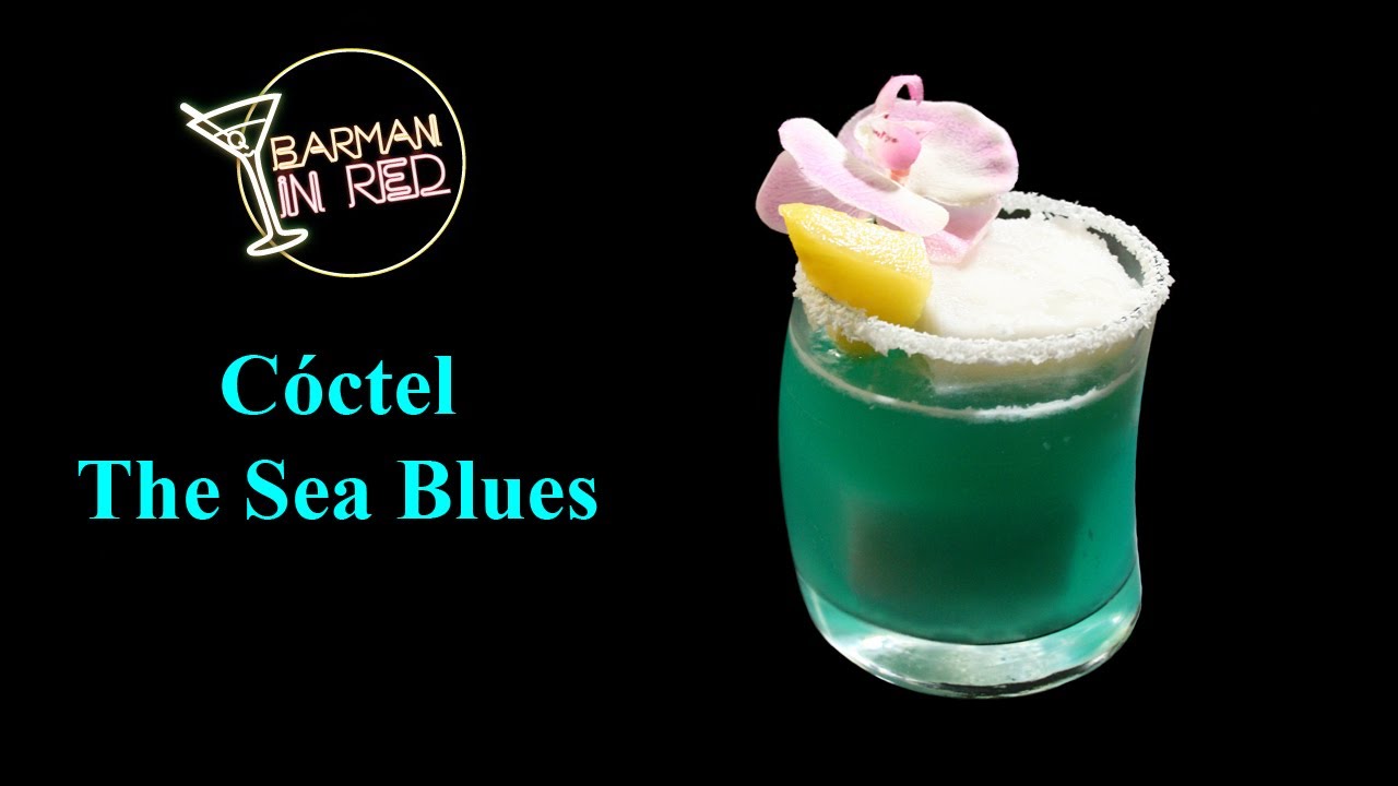 Como hacer el cóctel tropical THE SEA BLUES 🌊