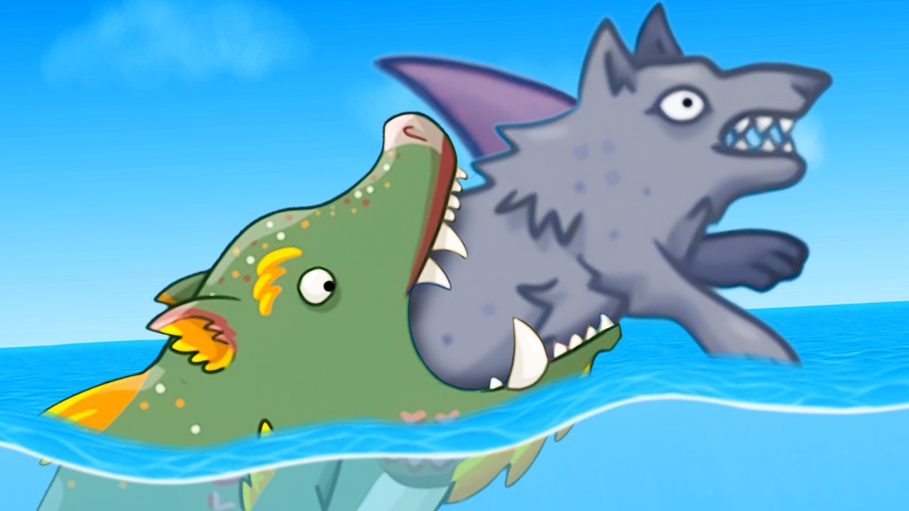 Warthog Fish Eats a Wolfshark! - Tasty Planet Final Bite - Part 3