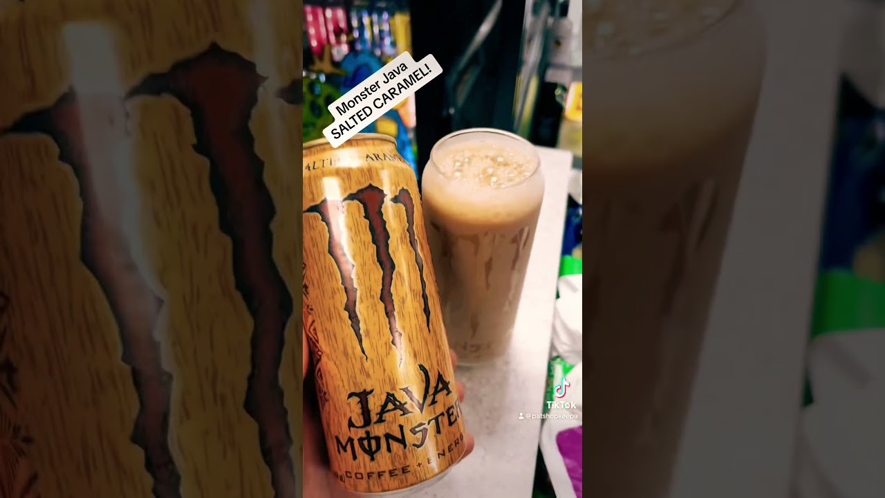 Monster Java Salted Caramel! Mean Bean! #monsterenergy #icedcoffee #coffee #java #shorts #caffeine