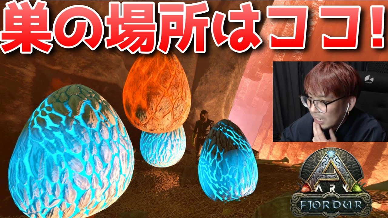 フィヨルドのワイバーンの巣を紹介するよ！種族によって場所が違うぞ！【ARKフィヨルド 実況 KTR Gaming】