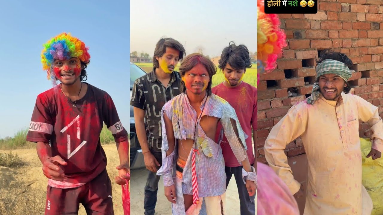 होली में दारू पिने के बाद comedy🤣😂 Ankit Jack PAISA KAISE KAMAYE @sahilbindgondalpur6400 #ankitjack 