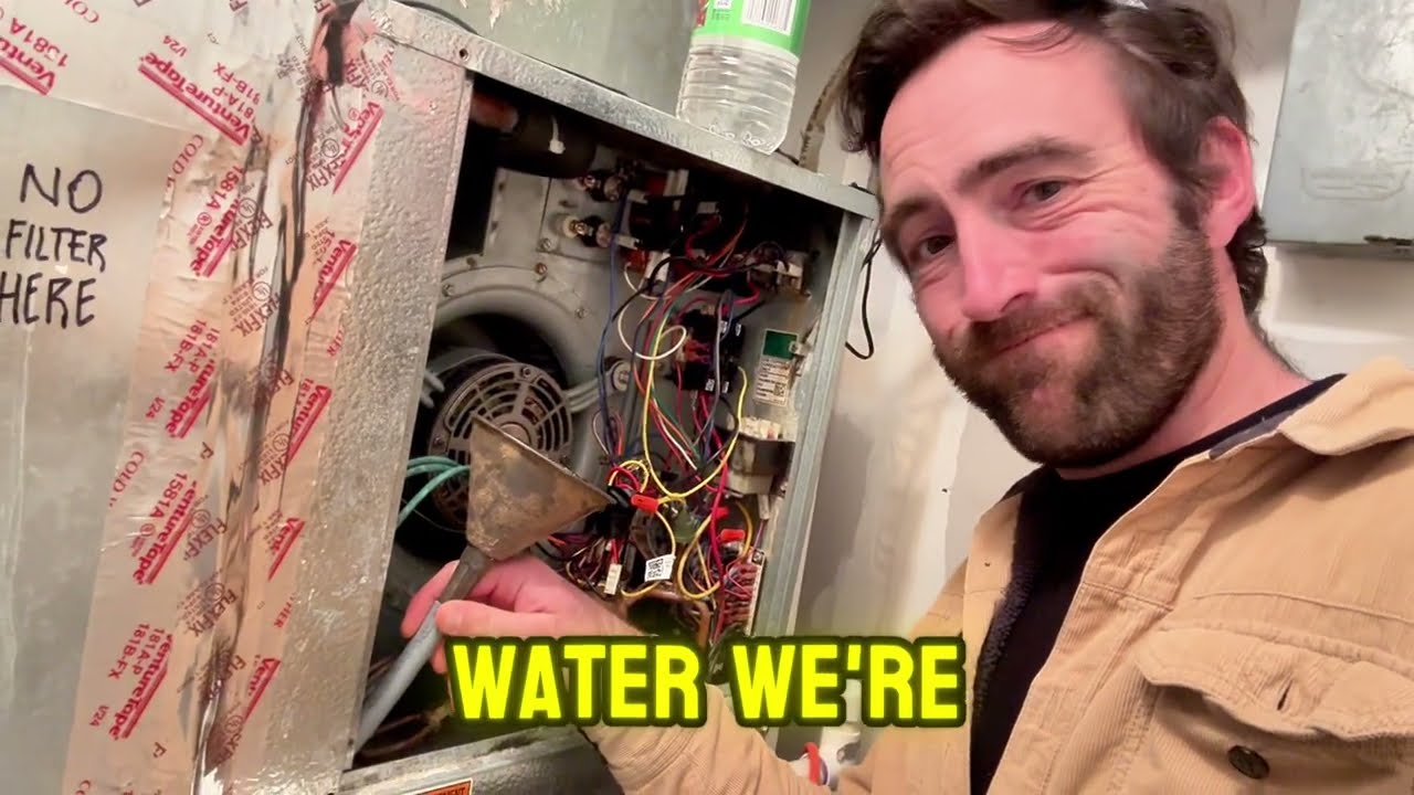 HVAC Condensate Line Cleaning - Do it Yourself - Basics - No Harsh Chemicals