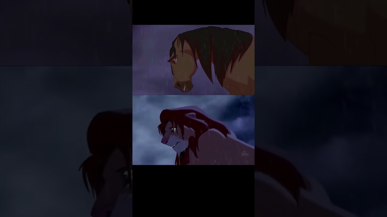 The Lion King, But with Horses!!! (scene comparison) #aprilfoolspranks