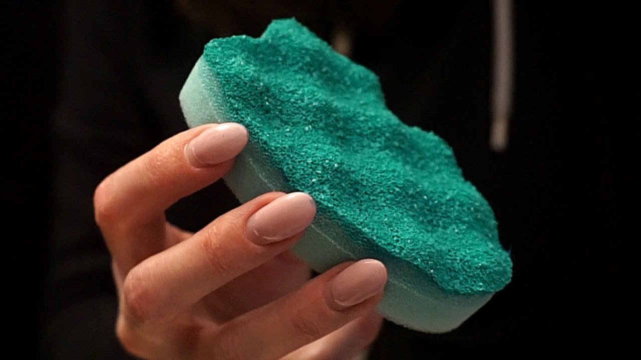 ASMR Aggressive Sponge Scratching [No Talking]