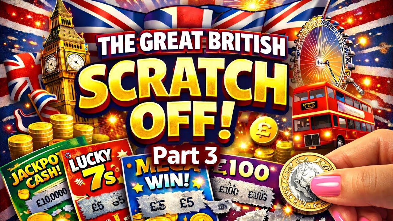 Day 3 : 5 x £3 cards THE GREAT BRITISH SCRATCH OFF