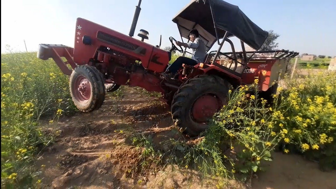 ट्रैक्टर को आगे से उठा डाला और नुकसान हो गया😲😢😢🥺