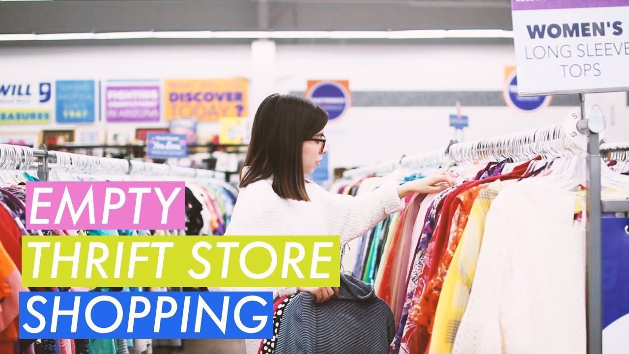 EMPTY THRIFT STORE SHOPPING!