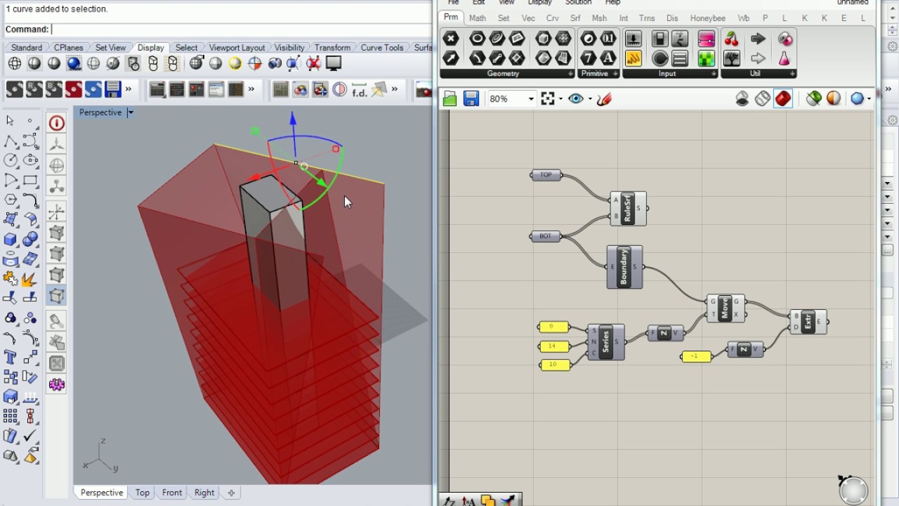 74 - Grasshopper Megastructures - Trimming Rotated Floor Plates Using Brep Brep