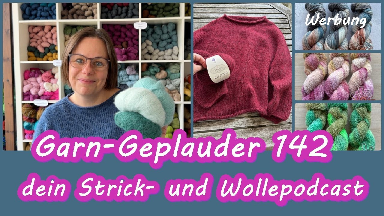 Sockenwolle, Ivy Sweater, Bretage-Beanie, Wolle macht happy:-) #strickpodcast 