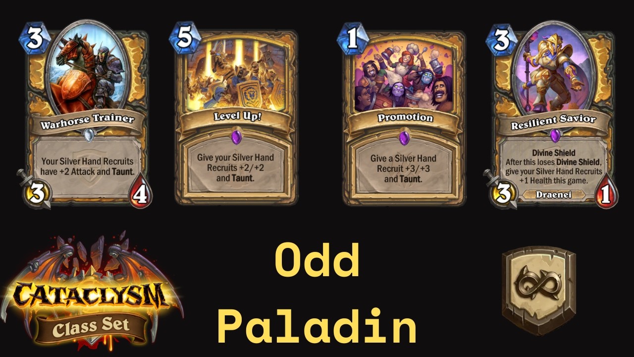Odd Paladin, Nice And Fun Deck! (Hearthstone Wild)