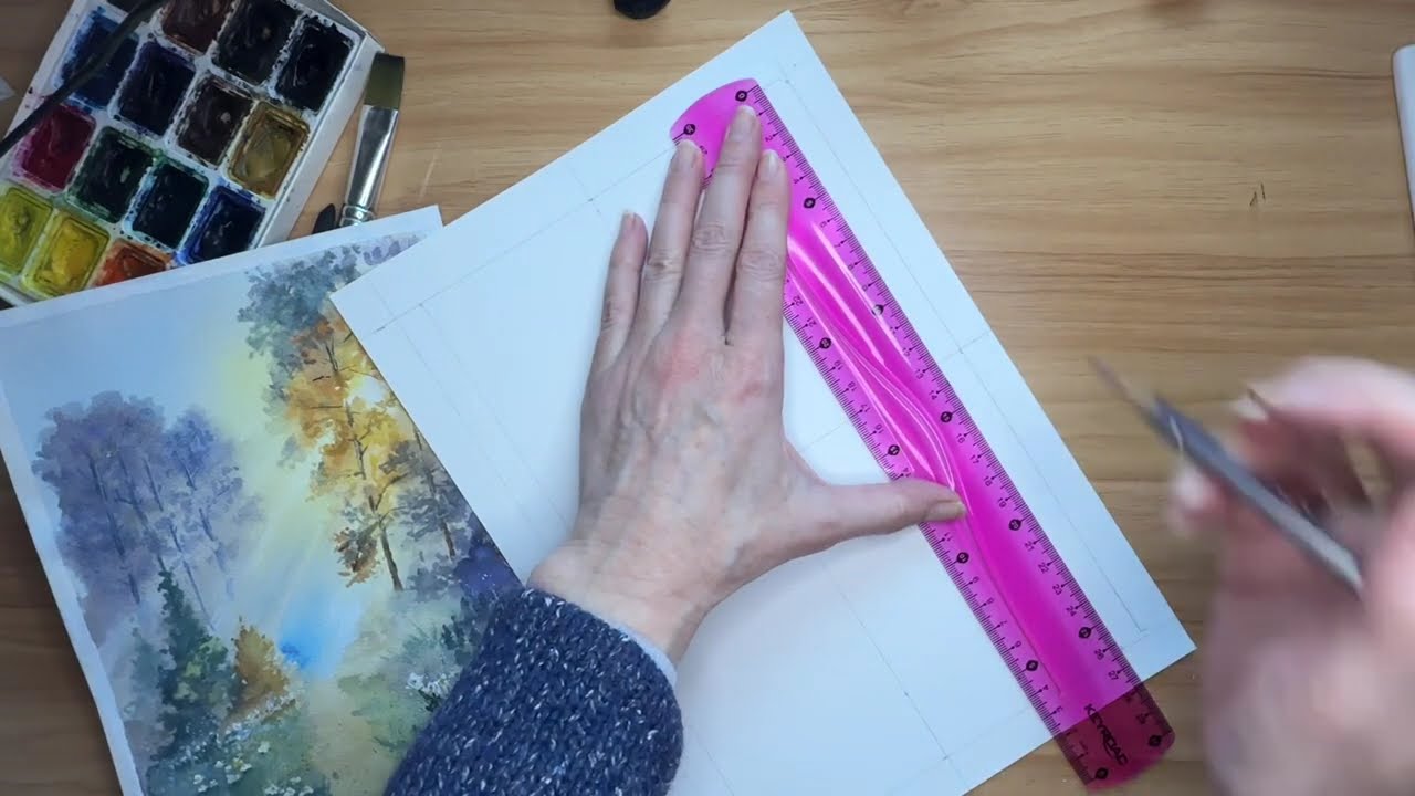 Jak zrobić passe-partout do obrazu &ndash; krok po kroku🎨🖼️How to make a passe-partout for a painting