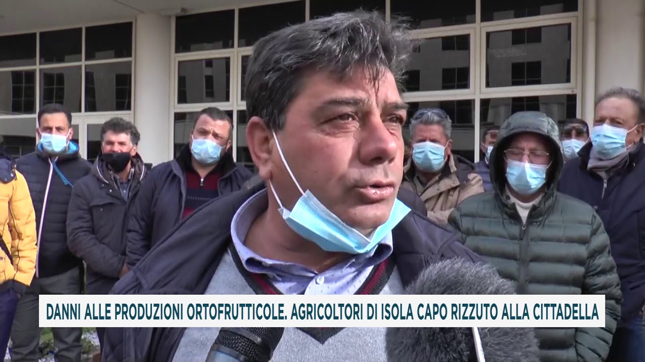 DANNI ALLE PRODUZIONI ORTOFRUTTICOLE  AGRICOLTORI DI ISOLA CAPO RIZZUTO ALLA CITTADELLA