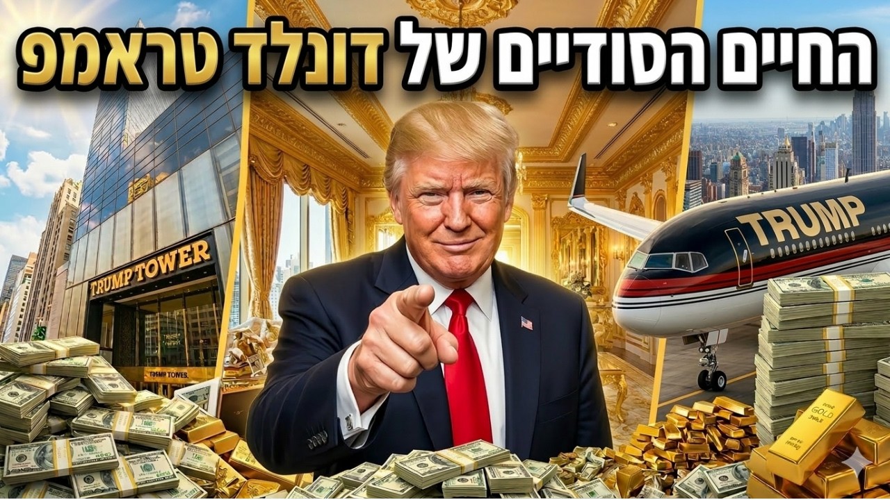 2,600,000,000 דולר איך דונלד טראמפ באמת מבזבז את ההון שלו?┃המיליונר