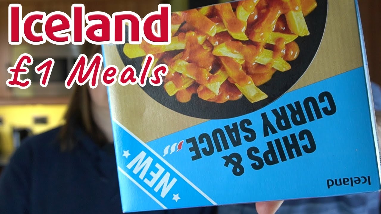 Any Good? Iceland £1 Chips and Curry Sauce Food Review