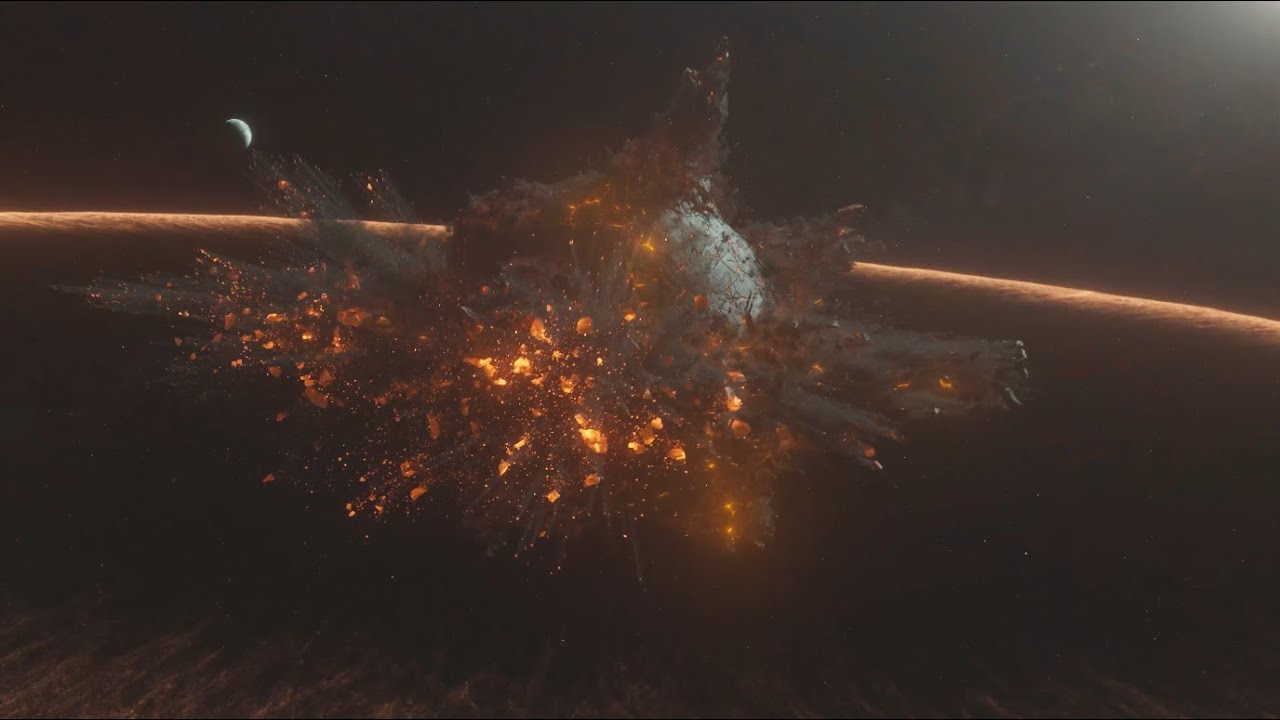 Earth Explosion Simulation (Houdini)