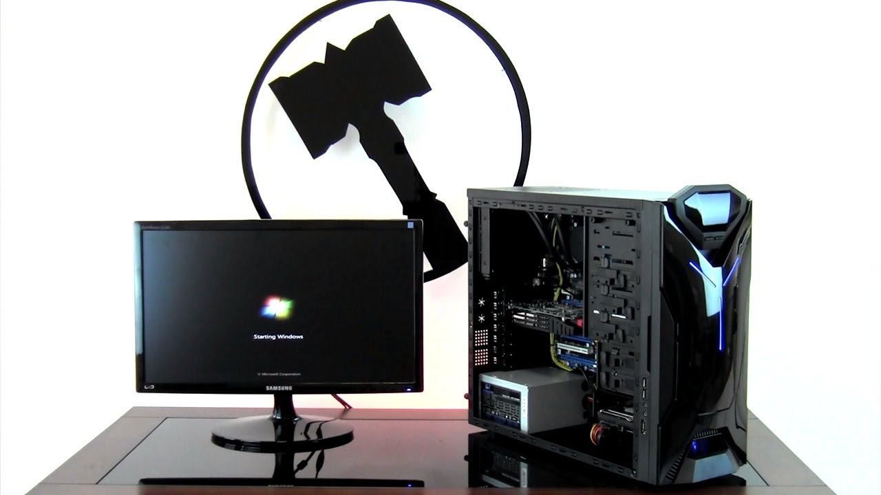 Ironside Computers Video Demonstration - Order 2963 NZXT Guardian Blue