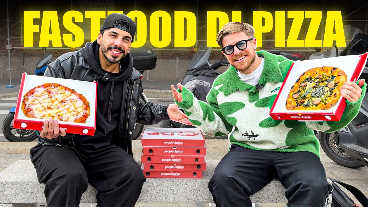 PROVIAMO IL PRIMO FASTFOOD DI PIZZA IN ITALIA DI GINO SORBILLO - ODDIO MAI VISTO UNA COSA DEL GENERE