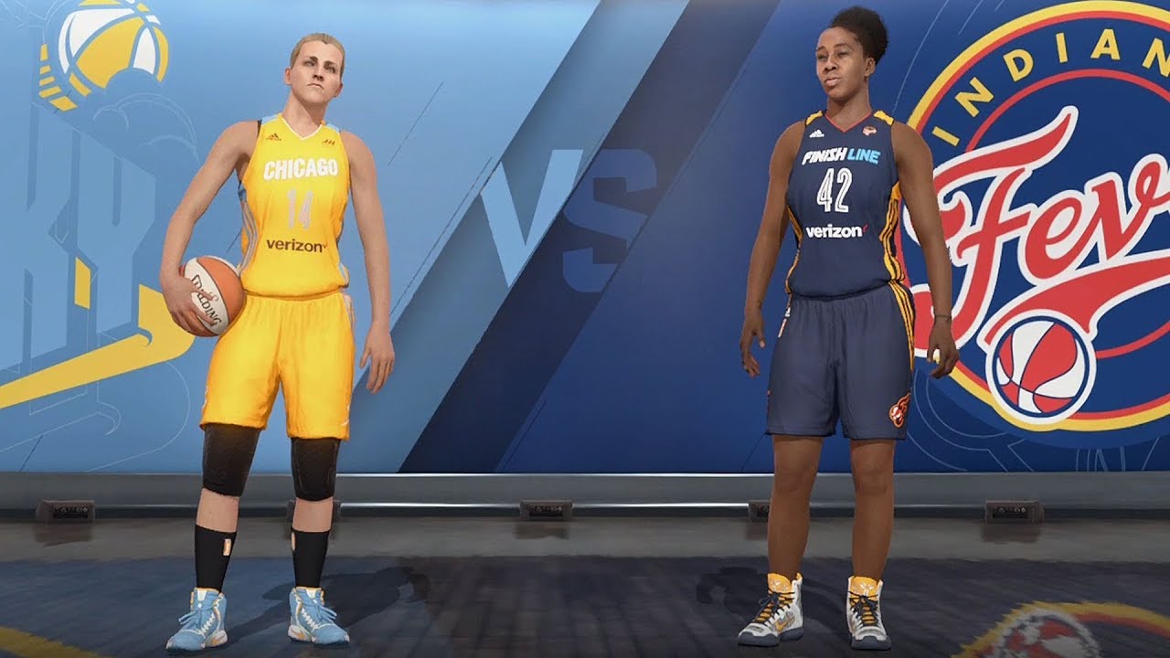 NBA Live 18 - Indiana Fever vs Chicago Sky - WNBA Gameplay (HD) [1080p60FPS]