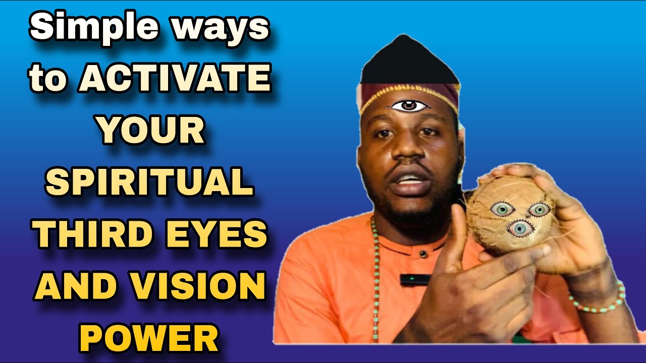 Open your Spiritual third eye with a coconut.
