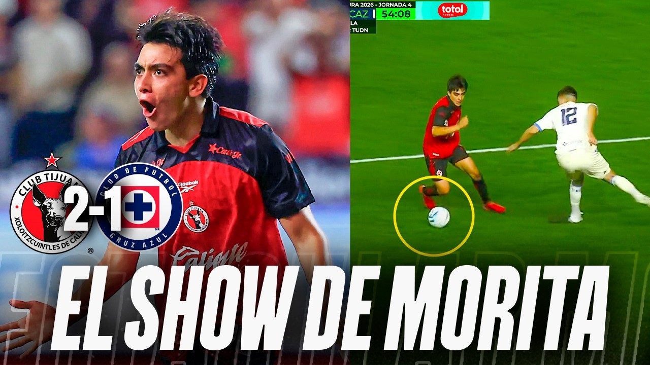 &iexcl;GILBERTO MORA ROMPIENDO CINTURAS; GOLAZO Y ASISTENCIA para DERROTAR a CRUZ AZUL! 🔴