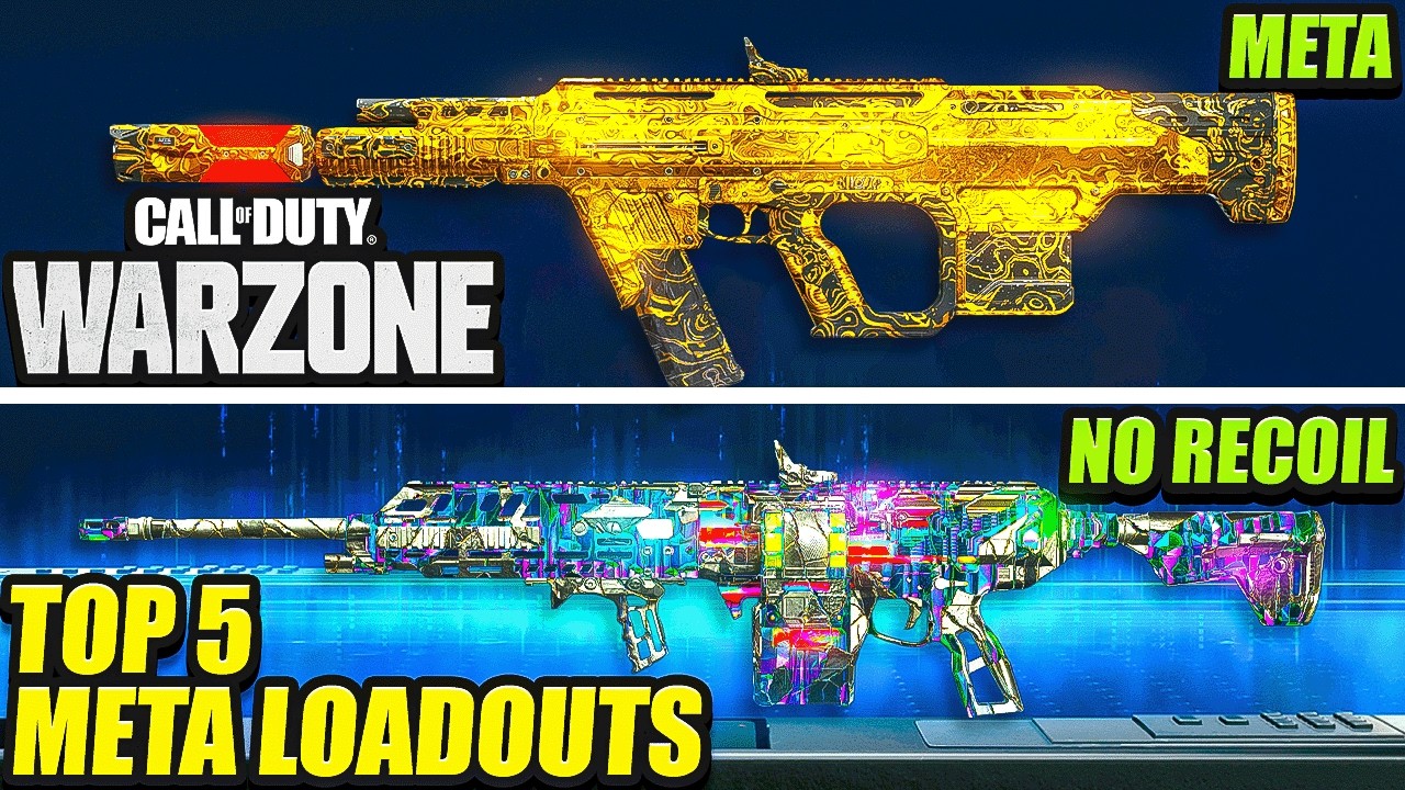 NEW TOP 5 OVERPOWERED META LOADOUTS After UPDATE in BO7 WARZONE! (BO7 Warzone Best Loadouts)