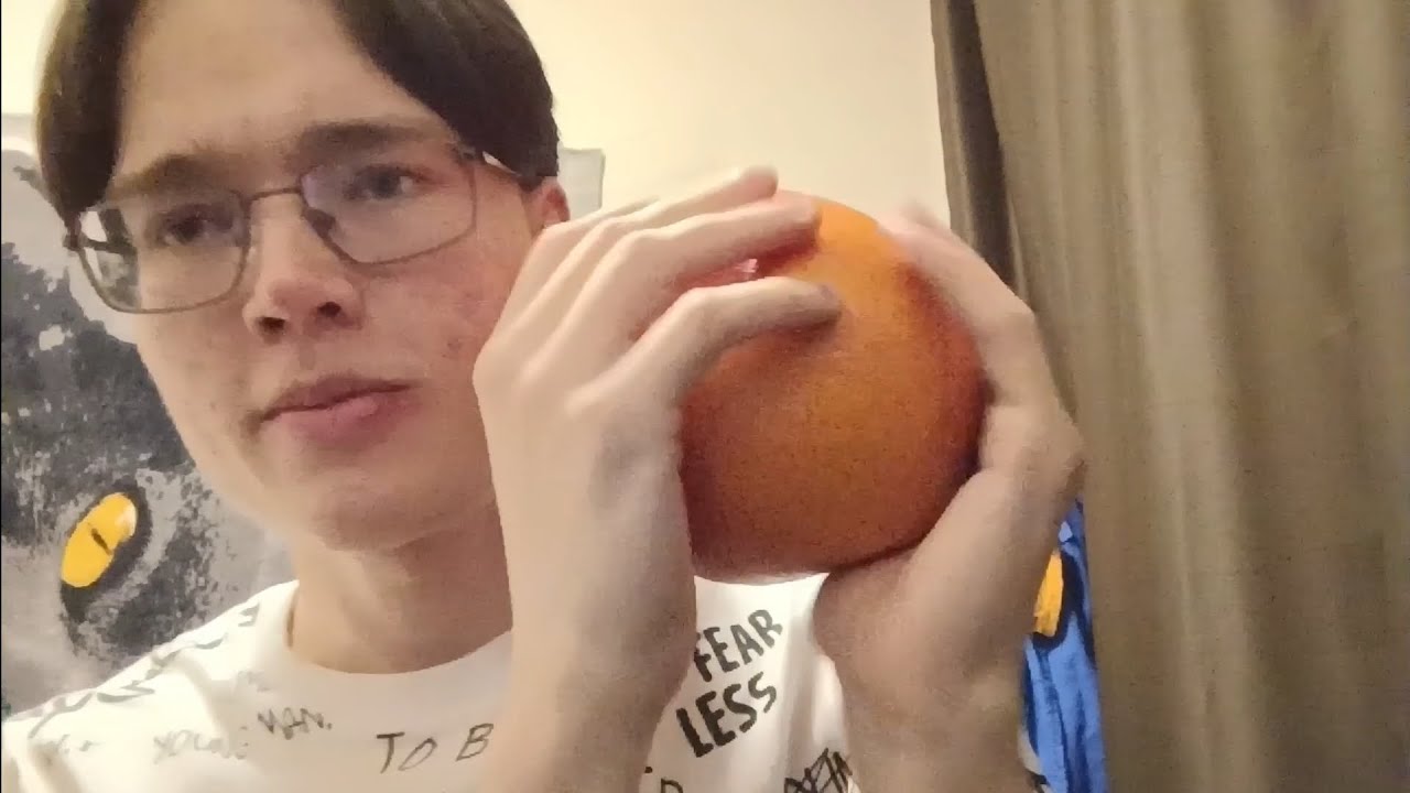 Lo-fi АСМР трейсинг по апельсину 