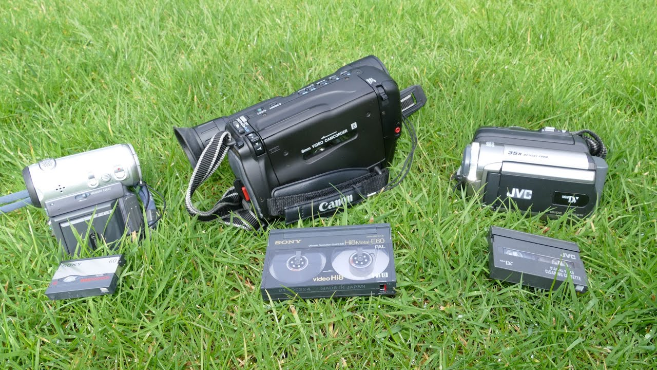 Box full of camcorders