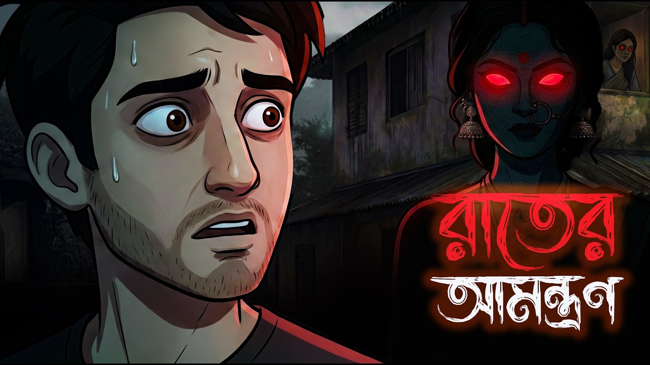 রাতের আমন্ত্রণ | Bangla Bhuter Golpo | Vampire Horror Animation | Bangla Cartoon