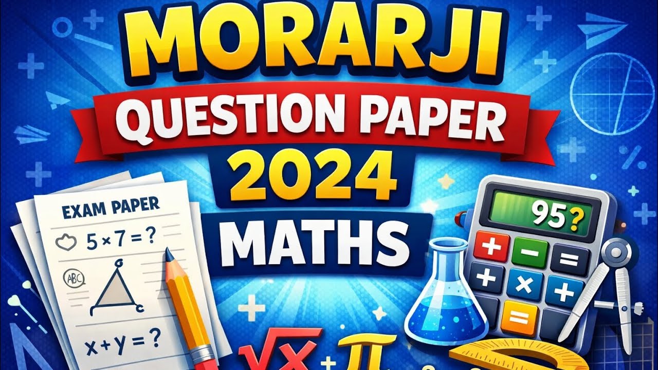 Morarji question paper 2024 ⭐ಮೊರಾರ್ಜಿ ಪ್ರಶ್ನೆ ಪತ್ರಿಕೆ 2024 ಗಣಿತ⭐ #viralvideo #videos