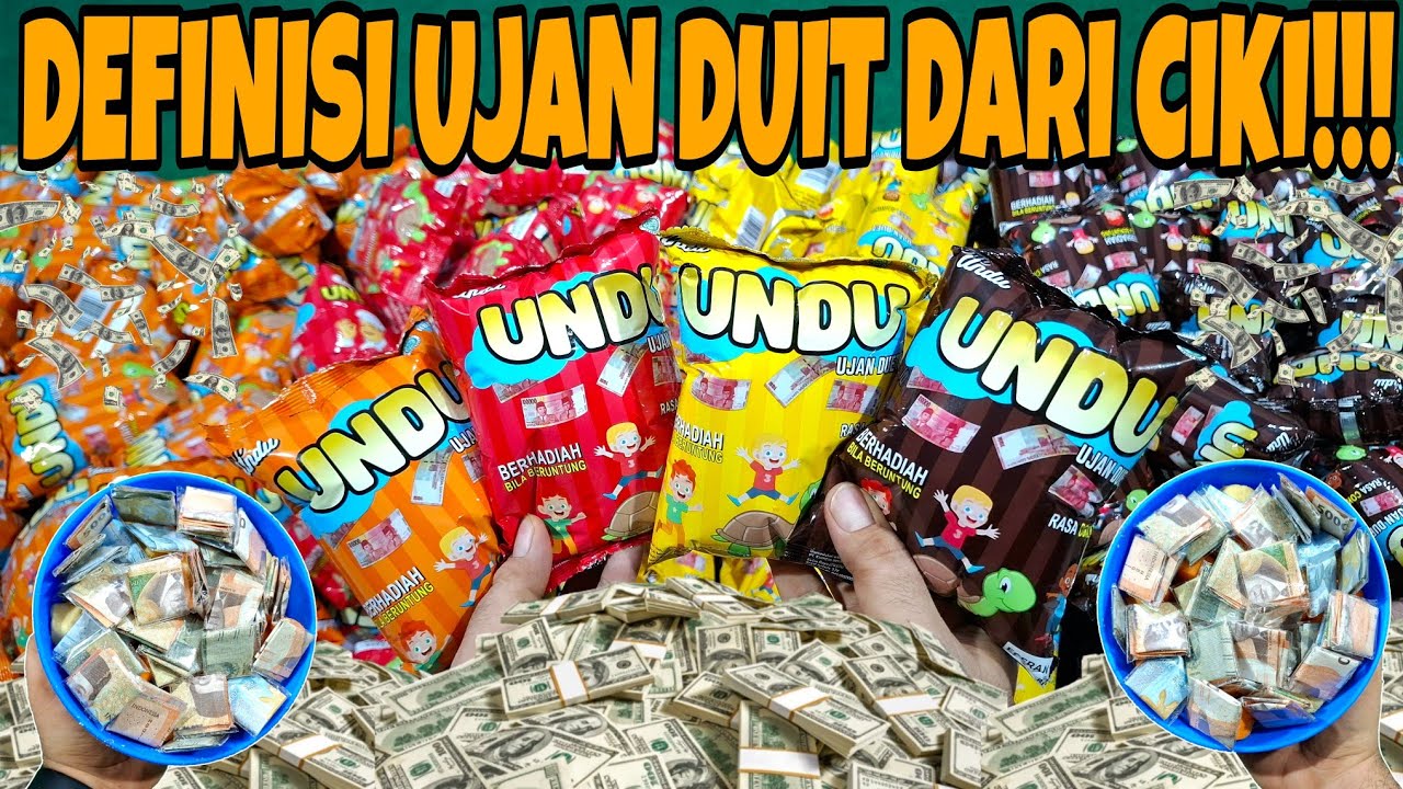 ABLAG2AN PISAN!!! HADIAH UANGNYA BERASA UJAN DUIT INI MAH!!! UNBOXING CIKI UNDU SEMUA WARNA