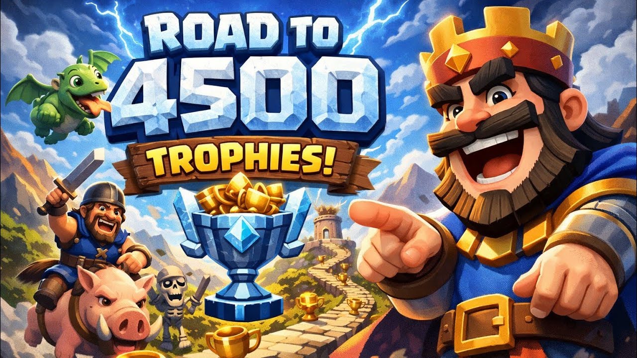 Finally Reach to 4500 Trophies 👑👑👑