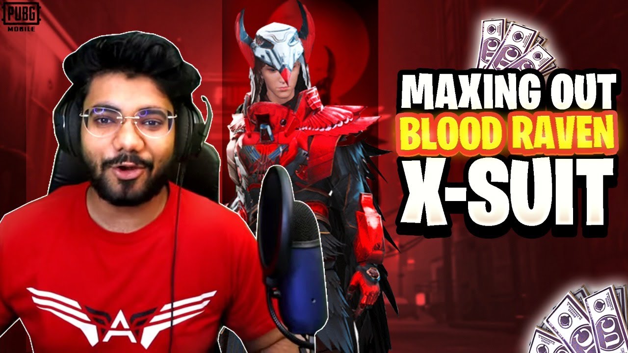 🔴PUBG MOBILE LIVE! -  BUYING BLOOD RAVEN X-SUIT! 😍 || PUBG MOBILE! 🤯