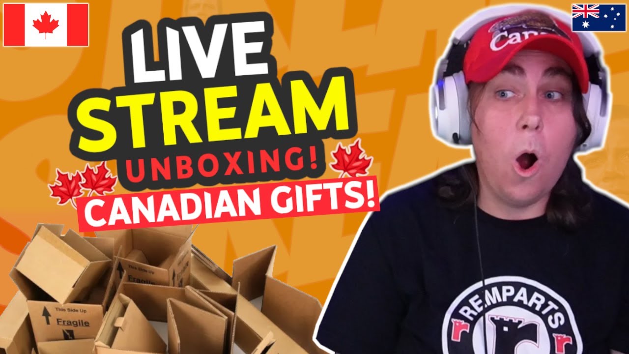 Live Unboxing Of Canadian Gifts!