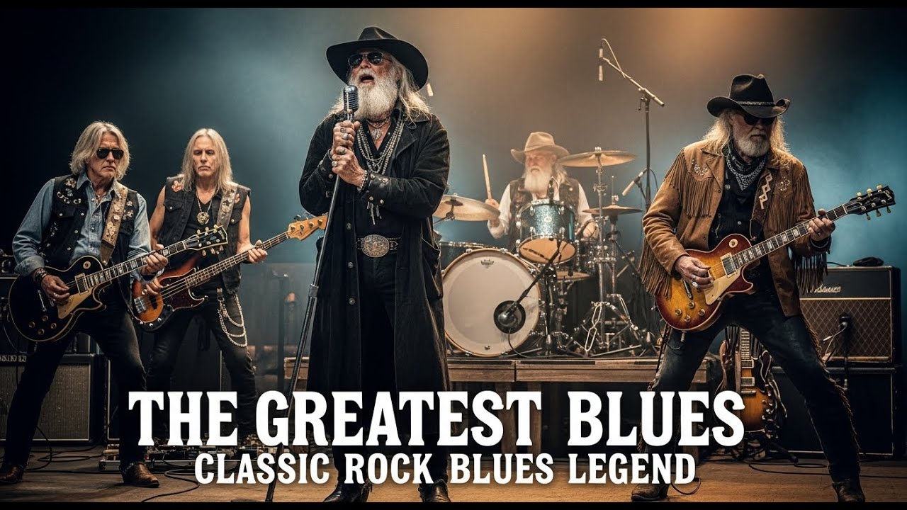 Stevie Ray Vaughan, Eric Clapton, Jimi Hendrix, Gary Moore &ndash; Best of Classic Blues Rock Guitar Power