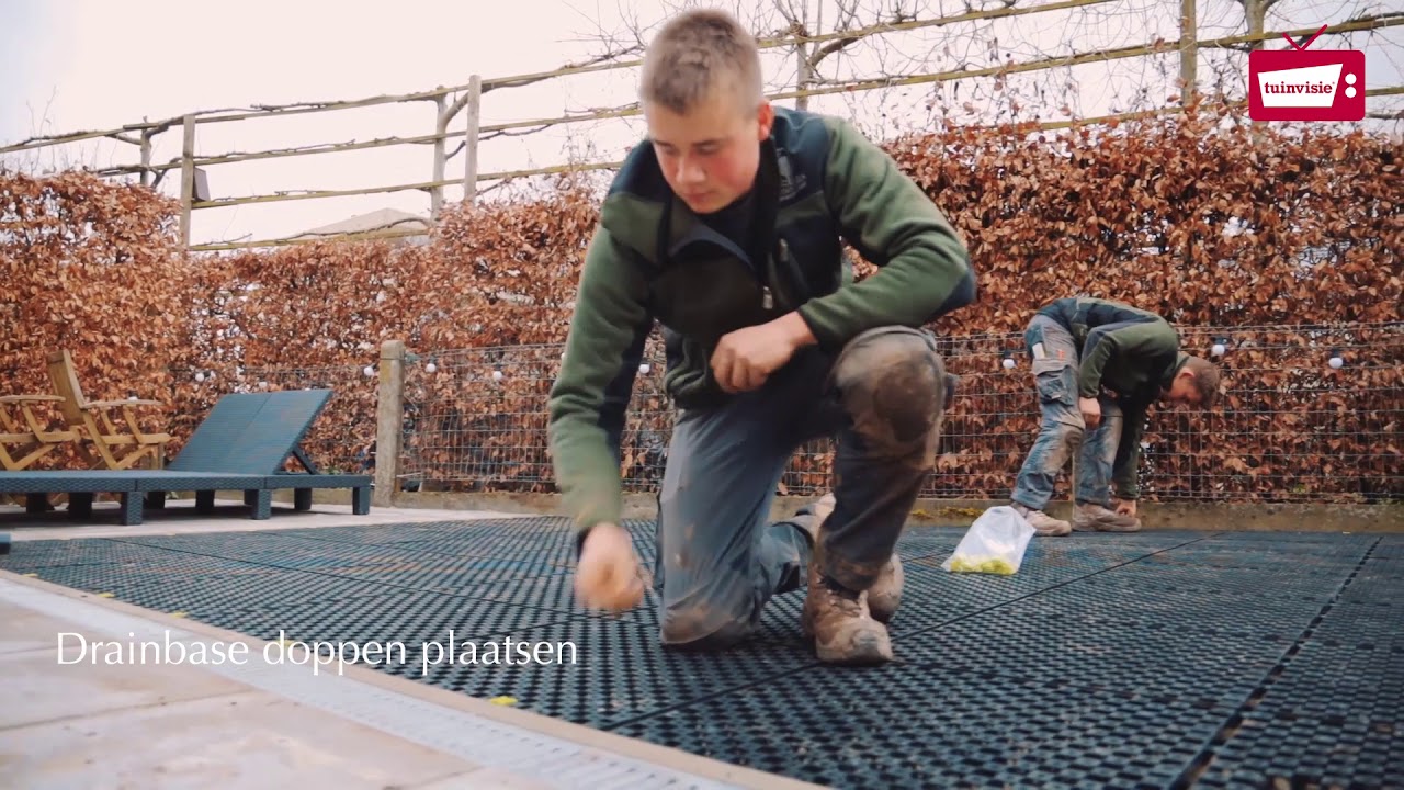 Hoe plaats je Drainbase platen in de Tuin? Drainbase met Kunstgras verwerken in de Tuin | TuinVisie